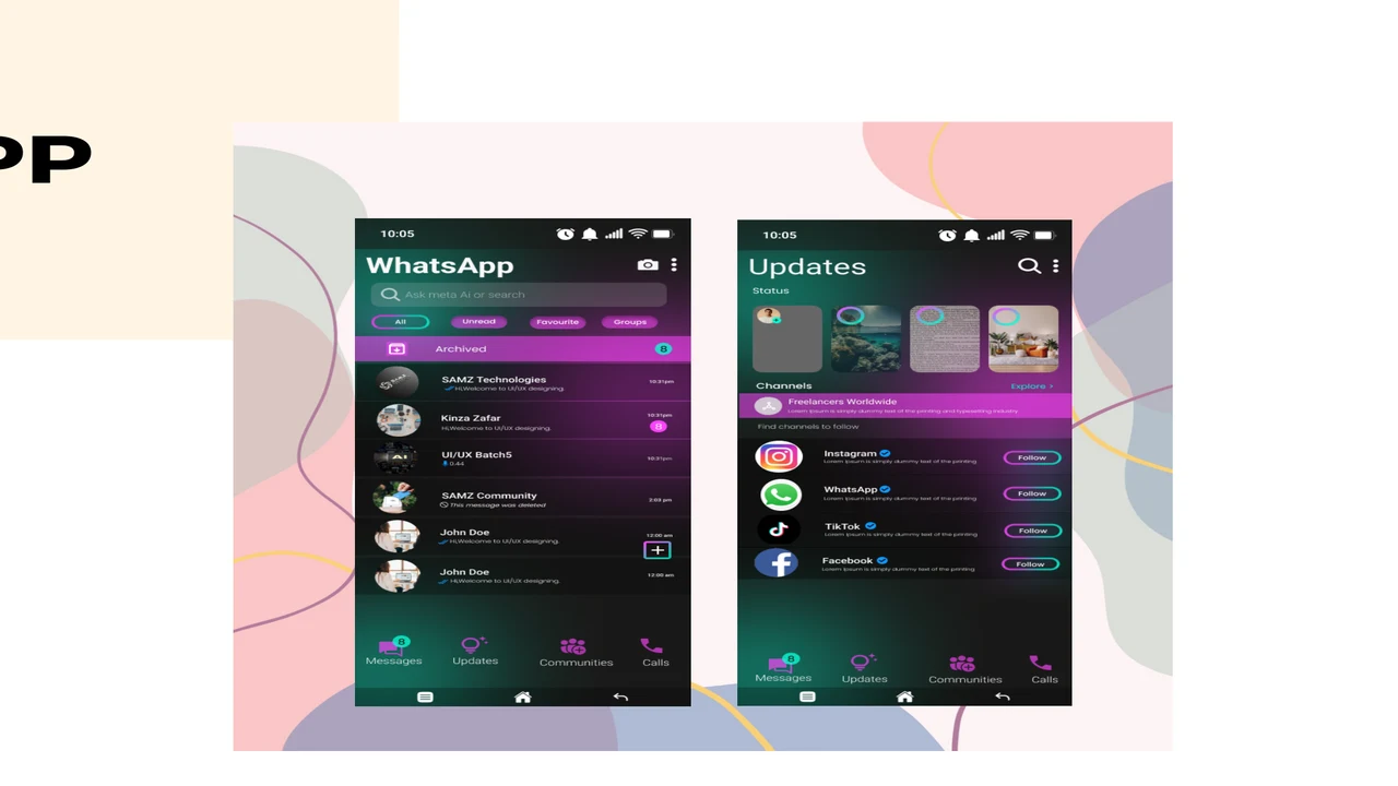 WhatsApp Redesign